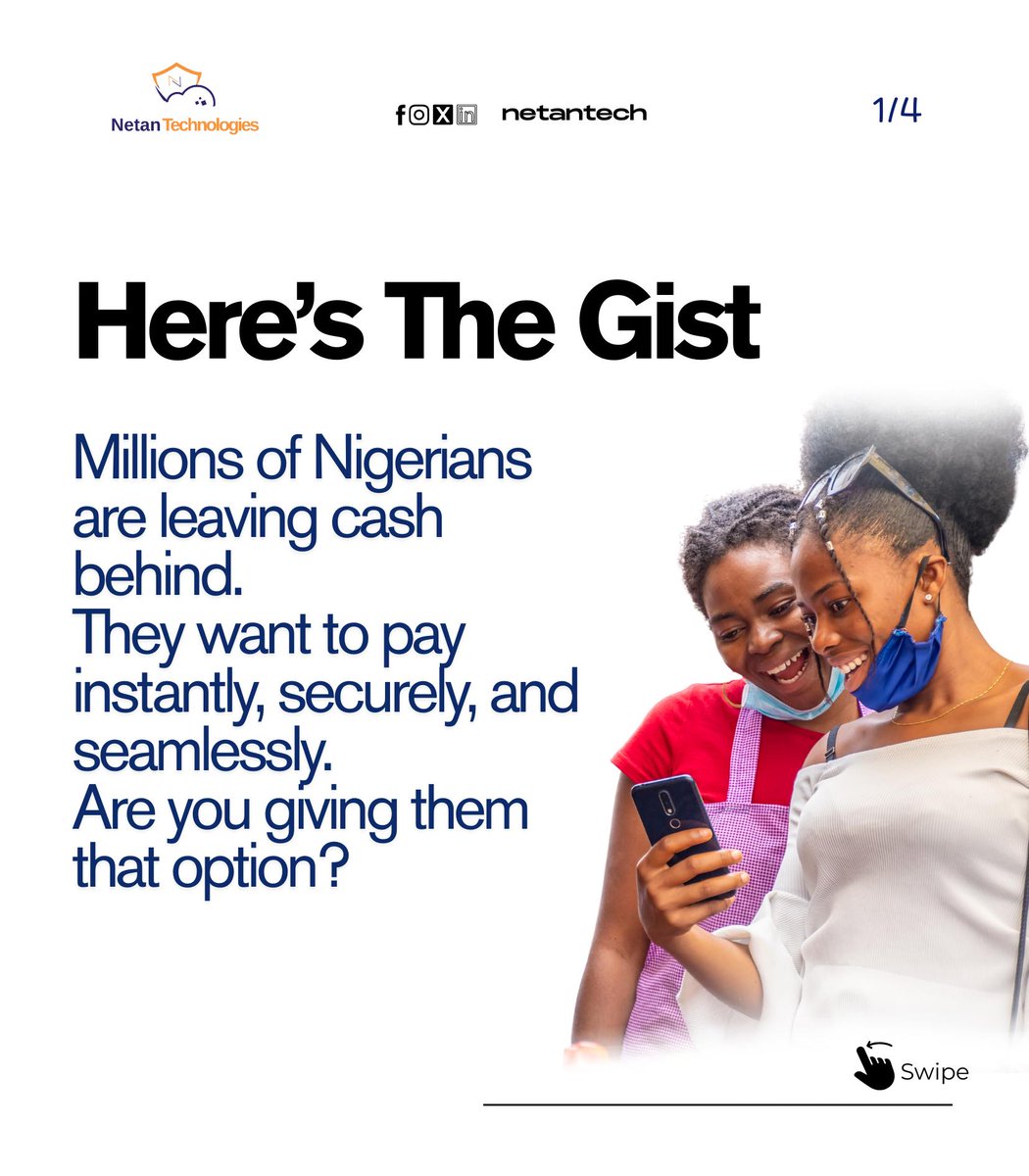 NetanTech's tweet image. We’re here to help you upgrade your business. Netan Tech builds secure, seamless payment gateways that make it easy for your customers to pay you, and it is even easier for you to track your money.

Send us a DM to get started.