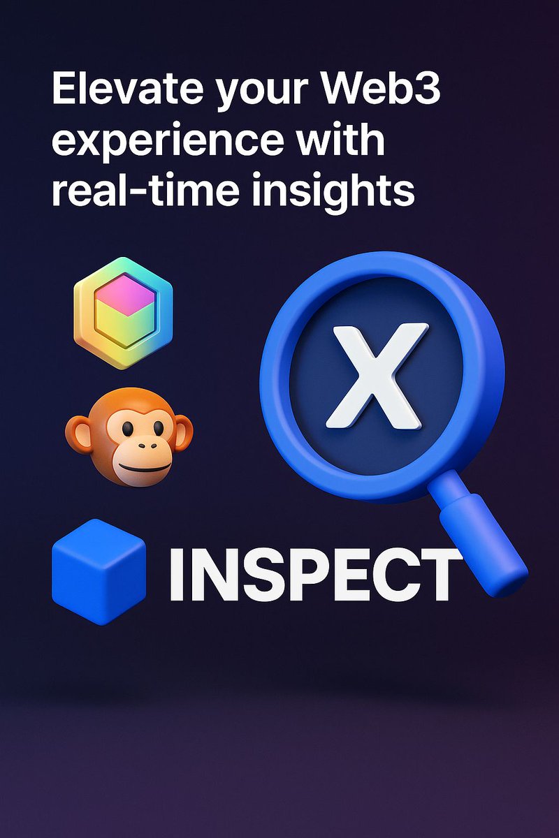honiwiridy01's tweet image. **&quot;Web3 isn’t just the future — it’s your feed.  
With @inspectxyz, get real-time NFT and crypto insights as you scroll X.  
No more guesswork. Just smarter, sharper Web3 moves.  
#Web3Tools #NFTAnalytics #InspectXYZ&quot;**