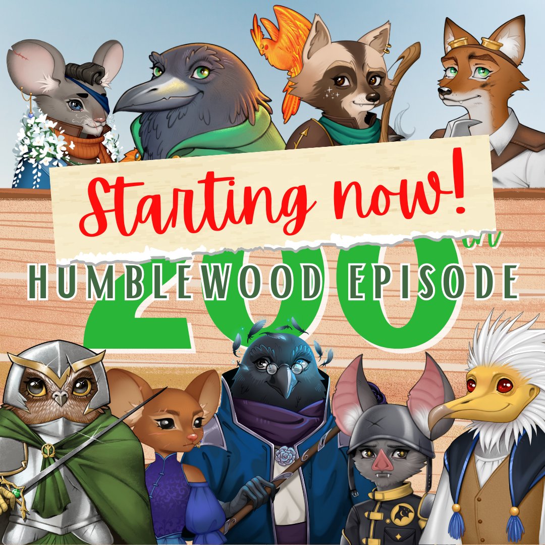 Corsairs_Cove's tweet photo. The 200th episode in Josh's Humblewood world is starting now!
Join @ZhdashaDotCom, Brendan, @MotherOBunnies, Jon, Roe, Ellie, @Mitch_Earnshaw, @JackSquarePeg and Dan with DM Josh for a very special stream ❤
https://t.co/UH1fmJeN4L
#dnd #ttrpg #rpg #humblewood #homebrew #dnd5e https://t.co/u9zZ4iU9ba
