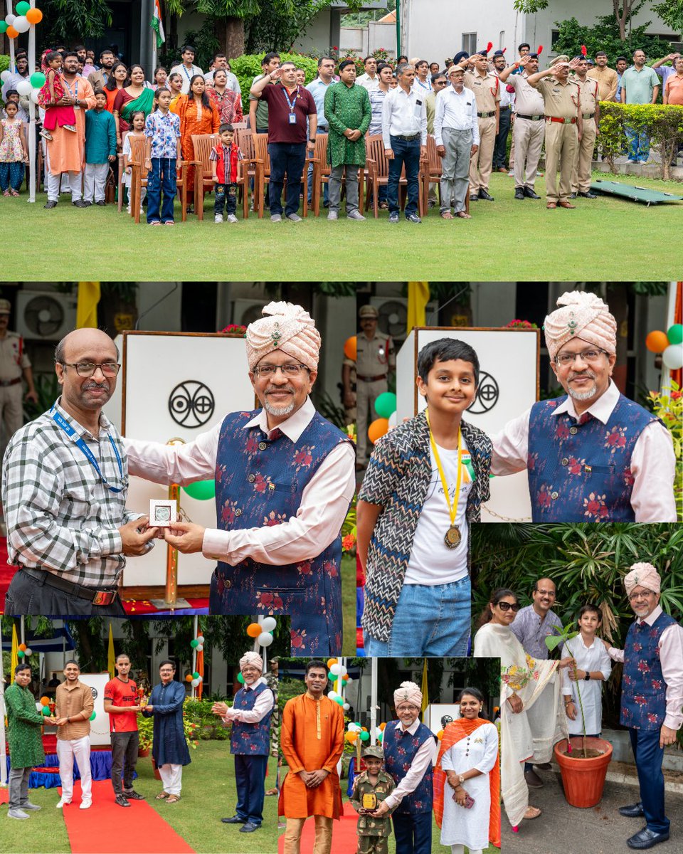 पीआरएल मुख्य परिसर में स्वतंत्रता दिवस समारोह (15/अगस्त/2025)