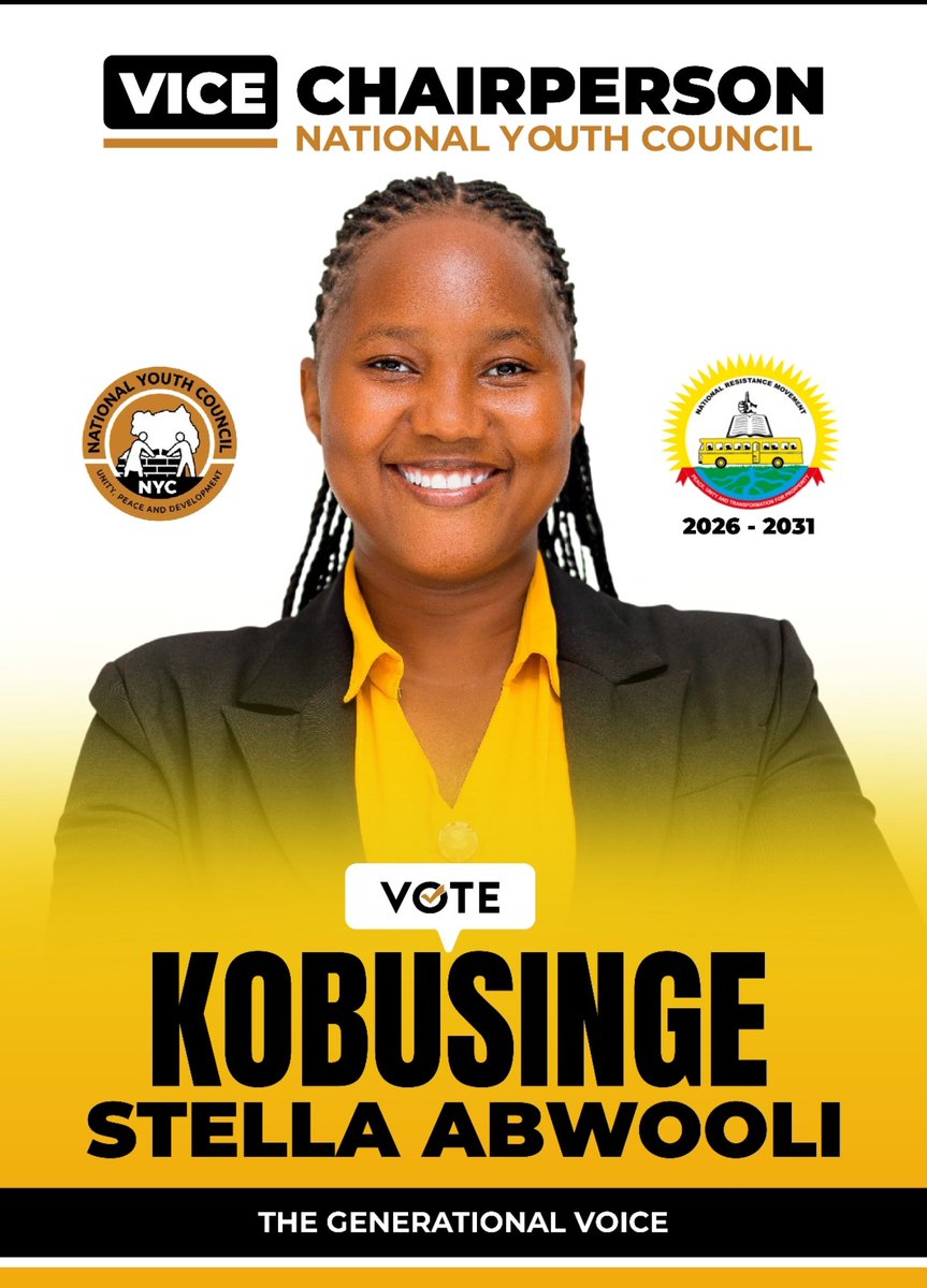 From the hills across the  beautiful Murchison falls in Masindi District, Bunyoro sub-region I come; to pursue an intentional leadership call at the National Youth Council.

Trust me as your generational voice.🤝😊