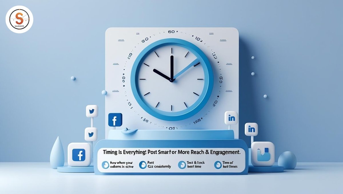 ronokhm's tweet photo. Timing tips to boost reach:

Find when your audience is online

Post consistently at peak hours

Test, track &amp; optimize posting times https://t.co/QC5f3LqGmw