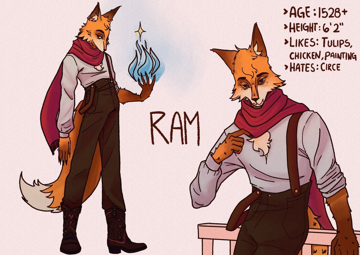 uzeake's tweet image. I made a reference sheet and it killed my drawing pen :( 

It's my Minecraft OC for The Wealm! 

(not mentioned likes are too obvious I fear) 
#charactersheet #OC