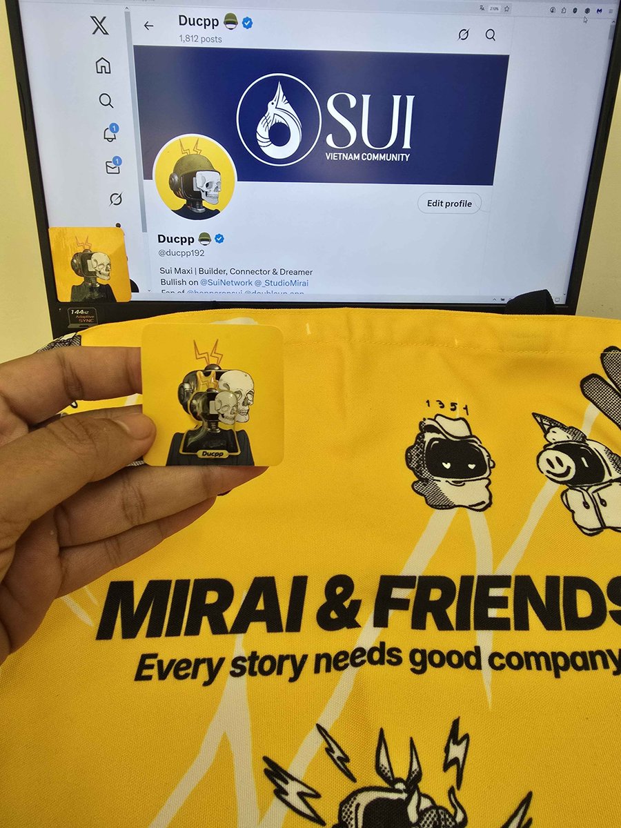 hyungchou.base.eth 🦭/acc (Ø,G) (@ducpp192) on Twitter photo I would like to extend my heartfelt gratitude to <a href="/suivncommunity/">Sui Vietnam Community</a> , <a href="/_StudioMirai/">STUDIO MIRAI</a> , especially to sir <a href="/leonnguyen444/">Leon Nguyen ❄ 444.sui</a> and bro <a href="/adleyhere_/">adley</a> , for these wonderful gifts
These aren’t just gifts, they’re memories sharing with you all ❤️ I would like to extend my heartfelt gratitude to <a href="/suivncommunity/">Sui Vietnam Community</a> , <a href="/_StudioMirai/">STUDIO MIRAI</a> , especially to sir <a href="/leonnguyen444/">Leon Nguyen ❄ 444.sui</a> and bro <a href="/adleyhere_/">adley</a> , for these wonderful gifts
These aren’t just gifts, they’re memories sharing with you all ❤️