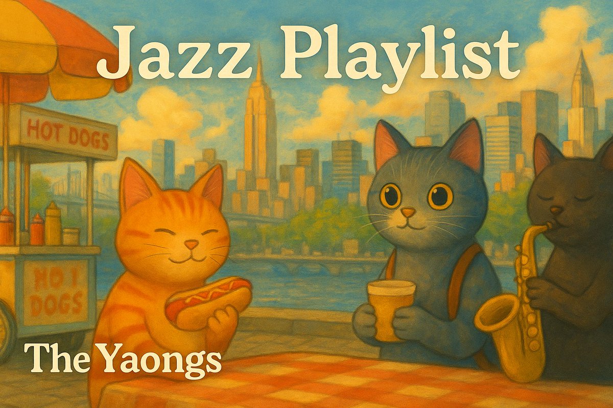 TheYaongs86998's tweet photo. ✨ New jazz vibes from The Yaongs 🎷
Let the night begin with “Moonlit Whispers” – a soft jazz playlist perfect for slow evenings, moonlight musings, and feline calm. 🌙🐾
🕯️ Midnight melodies, crafted with care.
🎧 Listen now → https://t.co/RuRdwnzJZQ
#JazzPlaylist #TheYaongs https://t.co/fuFY09HJxd