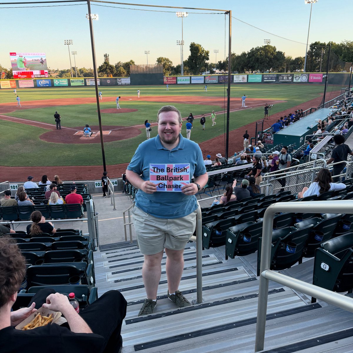30in35Challenge's tweet photo. 📍John Thurman Field, Modesto

⚾️ Inland Empire 66ers 4-5 Modesto Nuts

🎟️ $15

👬 592

#️⃣ Lifetime MiLB ballpark number 5

#ModestoNuts #GoNuts #InlandEmpire66ers #66ers #SoundTheHorn https://t.co/REomb6RngN
