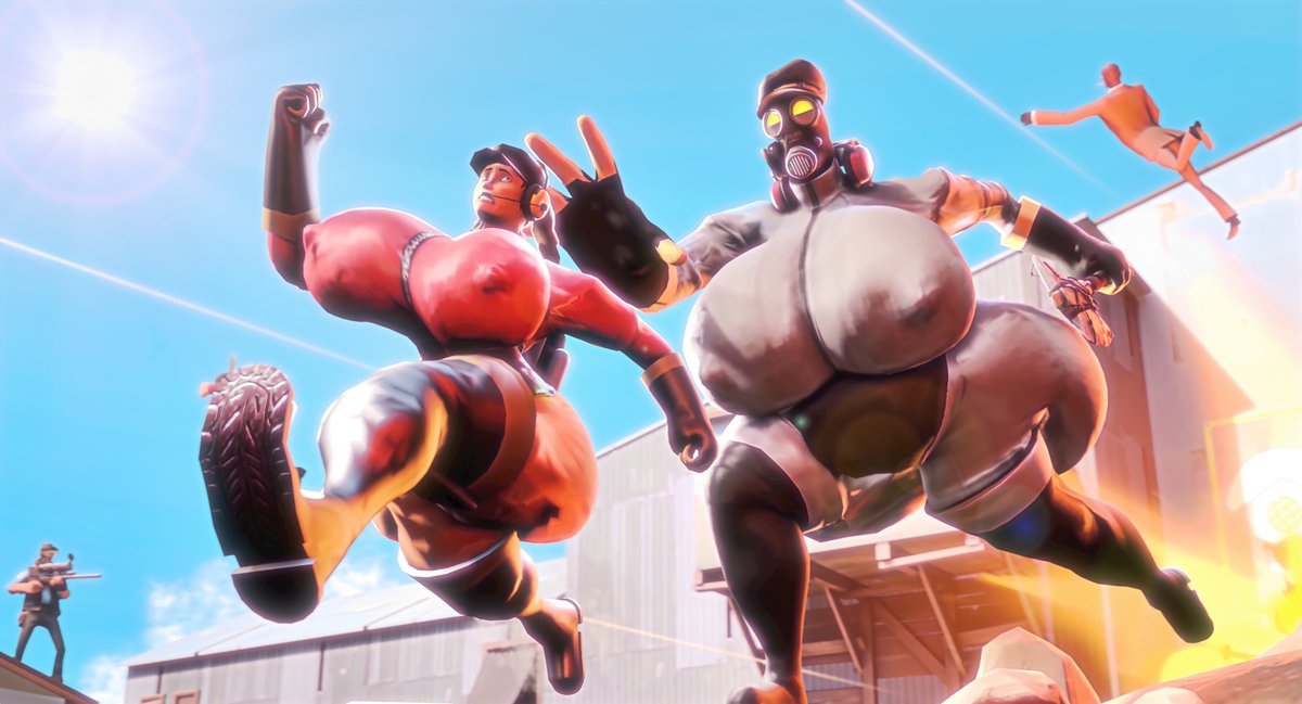 some stuff i did for <a href="/MD0024/">MD002</a> that i didnt post #belly #bellystuffing #SFM #SourceFilmmaker #breasts #nsfw #boobs #render #rule34 #r34 #ecchi #pinup #lewd