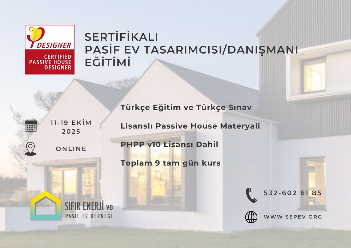Sıfır Enerji ve Pasif Ev Derneği tweet media