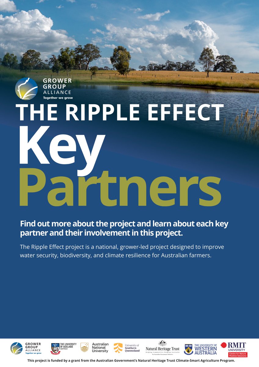 Grower Group Alliance (@gga_wa) on Twitter photo Through #TheRippleEffect @UniSQ researchers are using smart tech to measure evaporation losses from farm dams & assess the economics of mitigation.  It’s about keeping more water use & increasing drought resilience. 
🔗 gga.org.au/activity/rippl… #WaterSecurity Through #TheRippleEffect @UniSQ researchers are using smart tech to measure evaporation losses from farm dams & assess the economics of mitigation.  It’s about keeping more water use & increasing drought resilience. 
🔗 gga.org.au/activity/rippl… #WaterSecurity