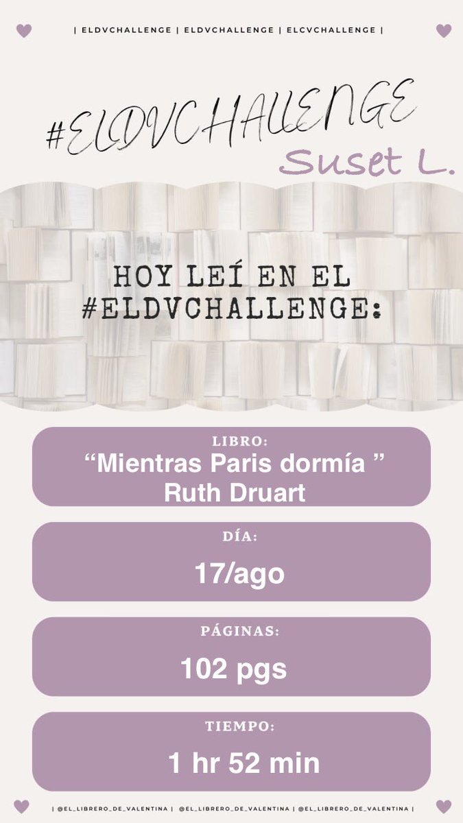 SusetLC's tweet photo. Avance del challenge día 17

#eldvchallenge
#mientrasparisdormia
#ruthdruart
#penguinlibros https://t.co/s3fYpTxlak