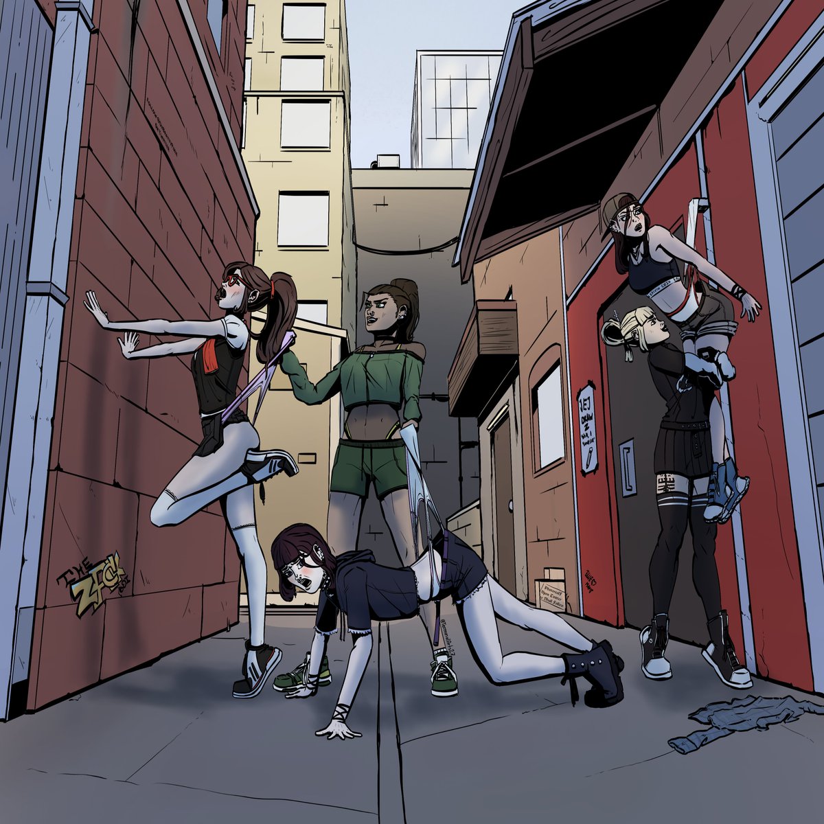 A day in town quickly turned south for these nerds :(

#wedgie #wedgieart #wedgiegirl