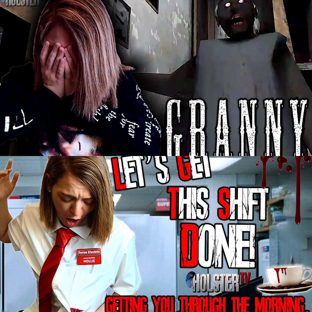 🔴 LIVE @ 9am (UK Time)!
BREAKFAST AT GRANNY’S!
YT🟥/TK⬛️/KI🟩 - HolsterTV
TW🟪 - HolsterTVStreams
#Granny