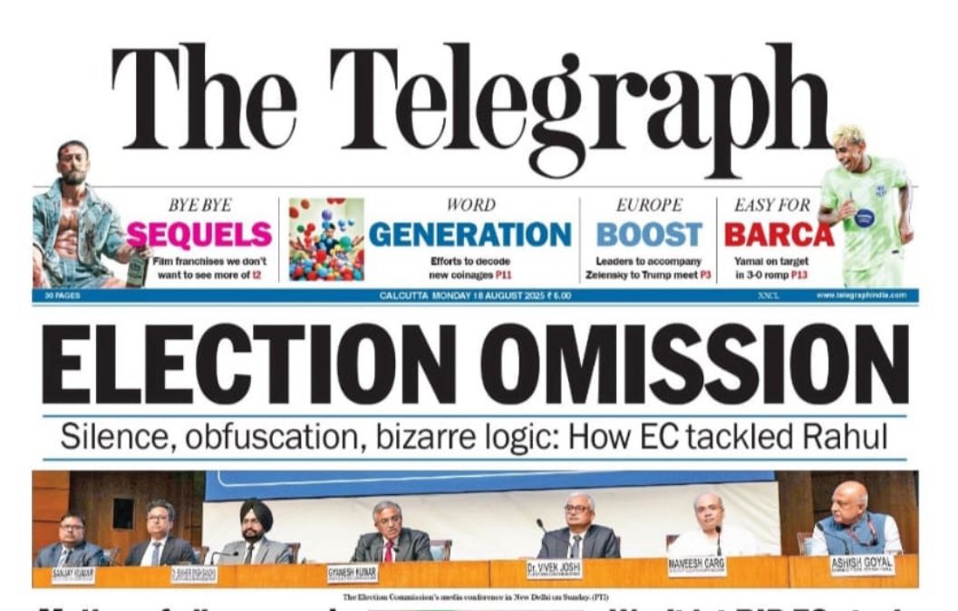 The Telegraph Once again