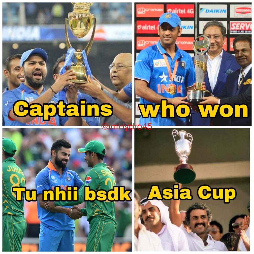 People are talking about the Asia Cup.😹