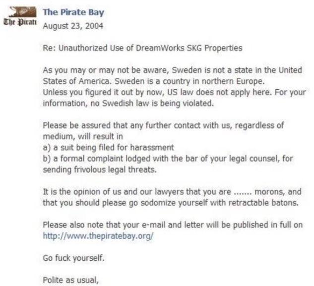 4chan should have gone Pirate Bay on them
