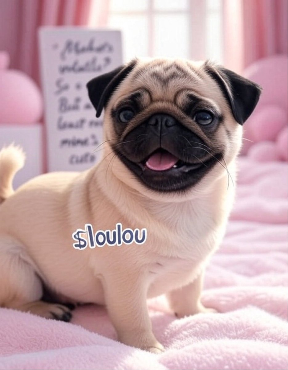 Market’s volatile? So is my tail. But at least mine’s cute. 
#loulou
