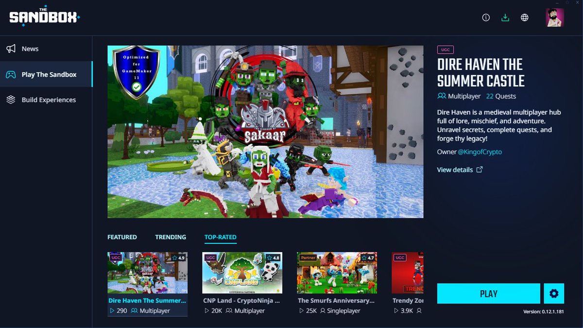 🚨 MAJOR NEWS 🚨

<a href="/KOCGAMESCO/">King of Crypto Games Studios</a> just hit a MASSIVE milestone…

We’ve got the HIGHEST RATED GAME LIVE in <a href="/TheSandboxGame/">The Sandbox</a> right now 🎮🔥

None of this is possible without the Sandfam 💚 and the GoblinGang 🐺

Your energy, support, and hype fuel everything we do 🙌

This is just the