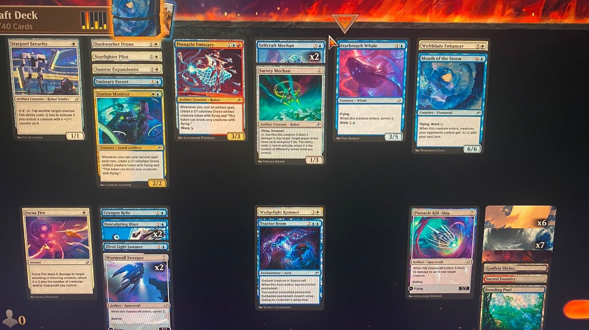 arena open EOE/RCQ report
p1 day1 sealed 7-2
p2 draft stage1 3-1
p3 draft stage2 1-1
only some diamonds💎
RCQ 4-2 6nd(team sealed)
Thanks to my teammate <a href="/ARCll_mtg/">Steven Li</a>, and <a href="/Rico19971/">Beenew</a> <a href="/TalionHS/">Fu Yu</a> who helped me with the draft. MTG is really tough.😭 <a href="/fireshoes/">Robert Taylor 🔥 🔜 PT SOS</a>