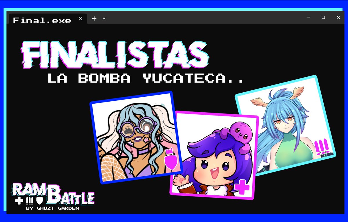 ¡Victoria para La Bomba Yucateca!💥

Tras un enfrentamiento lleno de intensidad contra MisHyYu, aseguraron su pase a la gran final. 🏆

La final: La Bomba Yucateca vs Fantasy Dream!!
¿Quién se llevará la gloria del Garden?

#RAMBattle_25 #VTuberES
