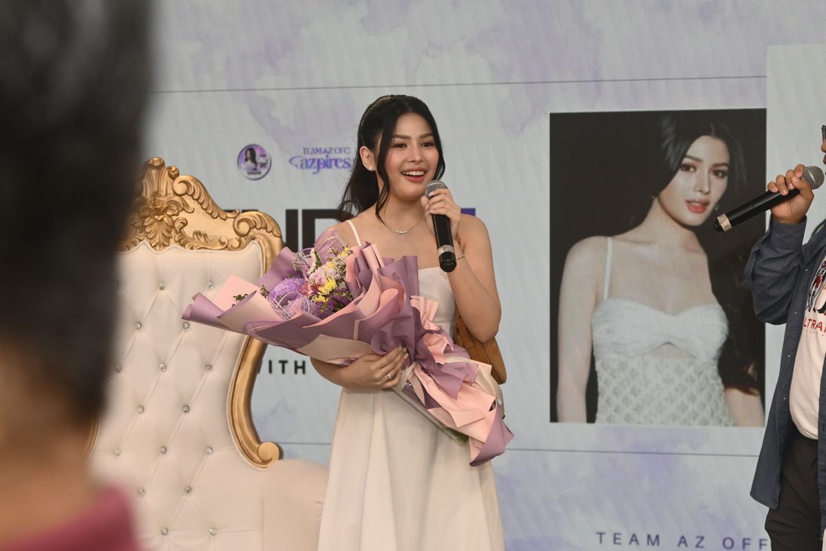 Sparkle_GMA's tweet photo. A core memory unlocked for AZ Martinez! 💖 Thank you, everyone, for showering her with so much love and support at her fan meet. 🫶

#AZMartinez https://t.co/YnqILjqcaV