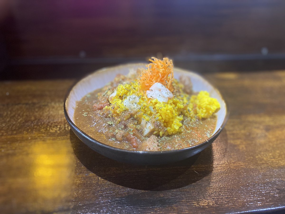 おいしい カレー を たべました