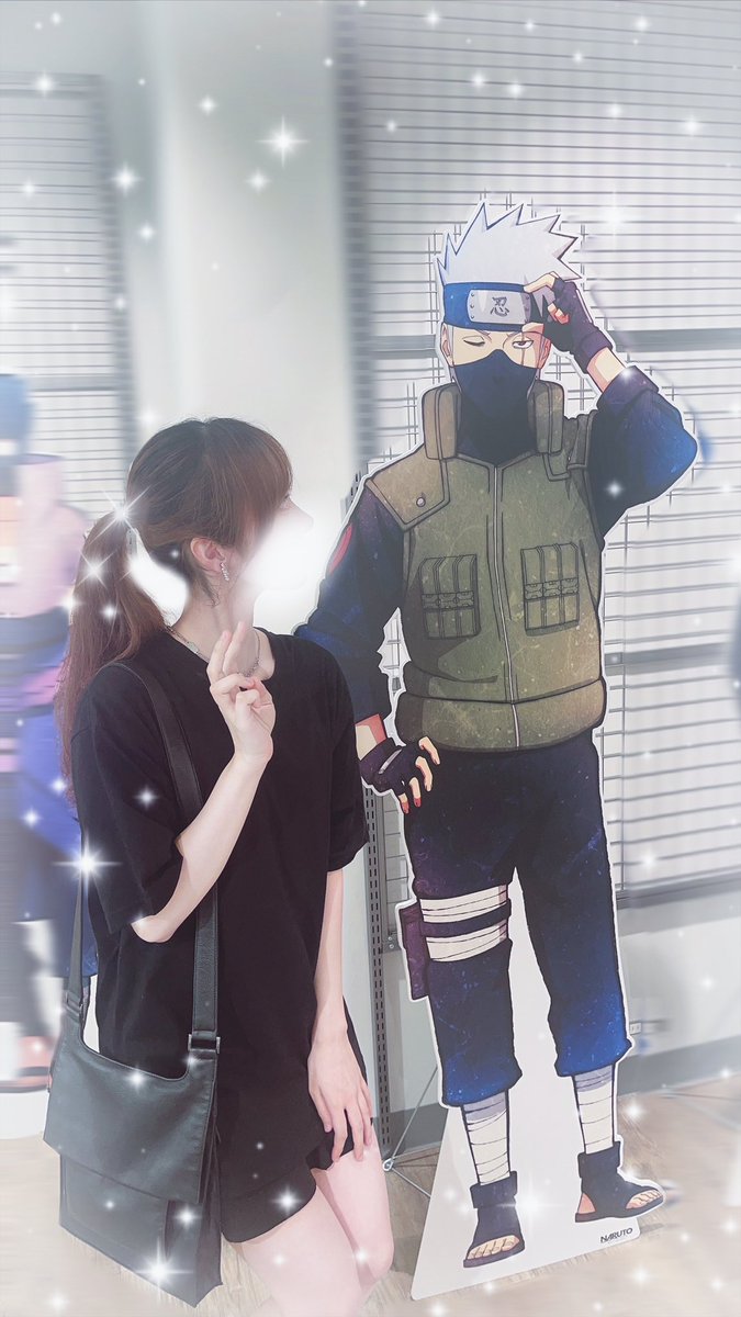 カカシ先生にお会いしてきた(⑉• •⑉)♡
メロメロで好きだぁぁぁぁ⟡.·

 #NARUTO  #カカシ先生  #推し活