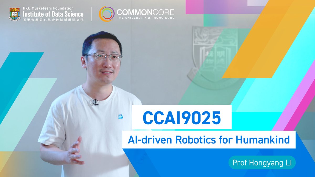 hkudatascience's tweet image. 【Embark on a Robotic Revolution at HKU IDS! 🤖】

With keen interest in exploring how AI-driven robotics is transforming our world? Join our new course, CCAI9025! 

👉More details: datascience.hku.hk/study/research…

Unlock your potential to shape the tech frontier! 

#HKU #Robotics