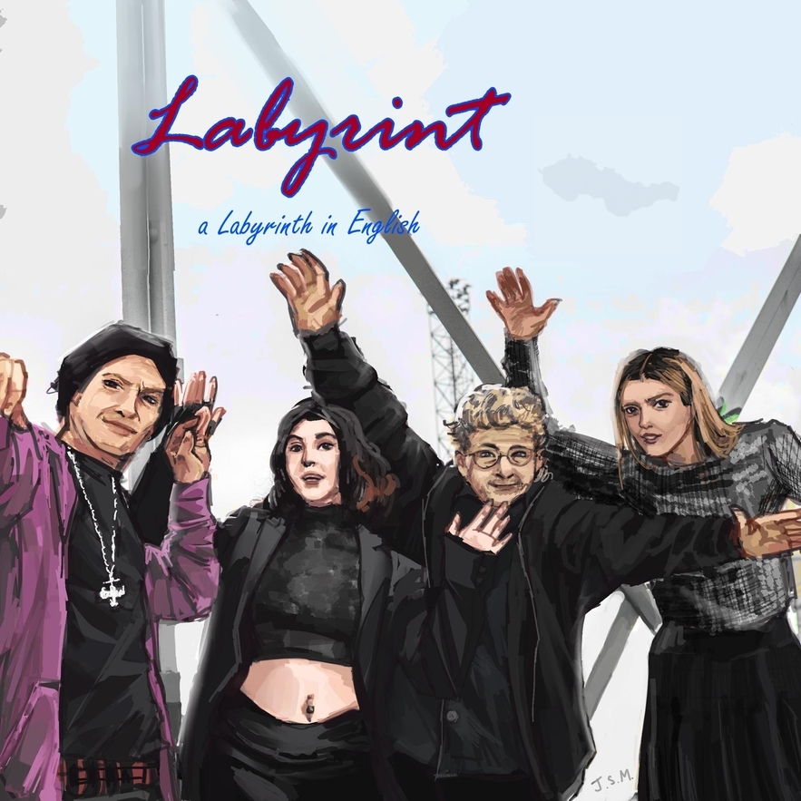 undergroundkb's tweet image. Here&apos;s the cover for #undergroundkeyboard &apos;s new #Single , &apos;#Labyrint,  /#labyrinth  in #English/. The official music video to be #released in #September 2025. Stay in touch! #music #film #fashion #czechoslovakia #grunge #noiserock #psychedelic #guitars #velvetvoice #cbenotte