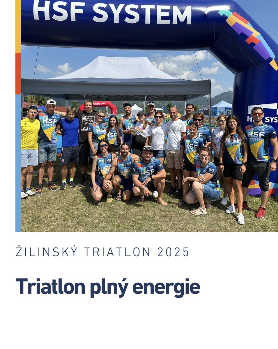 HSFSystem's tweet photo. V nedeľu sme sa ako tím zúčastnili Žilinského triatlonu na Vodnom diele. 

S radosťou môžeme povedať, že naša štafeta za tím HSF System vybojovala prvé miesto 🏆!

Ďakujeme všetkým kolegom a priateľom za účasť a povzbudzovanie.

Športu zdar! 🚴🏊‍♀️🏃‍♂️ https://t.co/SNZyaXzTia
