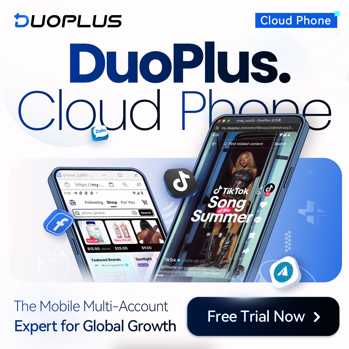 LiuHui5508's tweet photo. There are new activities for our products. If you want to try our products for free, you can take a look!

1️⃣ Repost @DuoPlusCloud LAST Tweet👇
2️⃣ Leave comment (10+ characters)
3️⃣ Mention
  + #duoplus #cloudphone in comment @DuoPlusCloud 

If you succeed you will get $5 directly https://t.co/VWkT1VLQxA