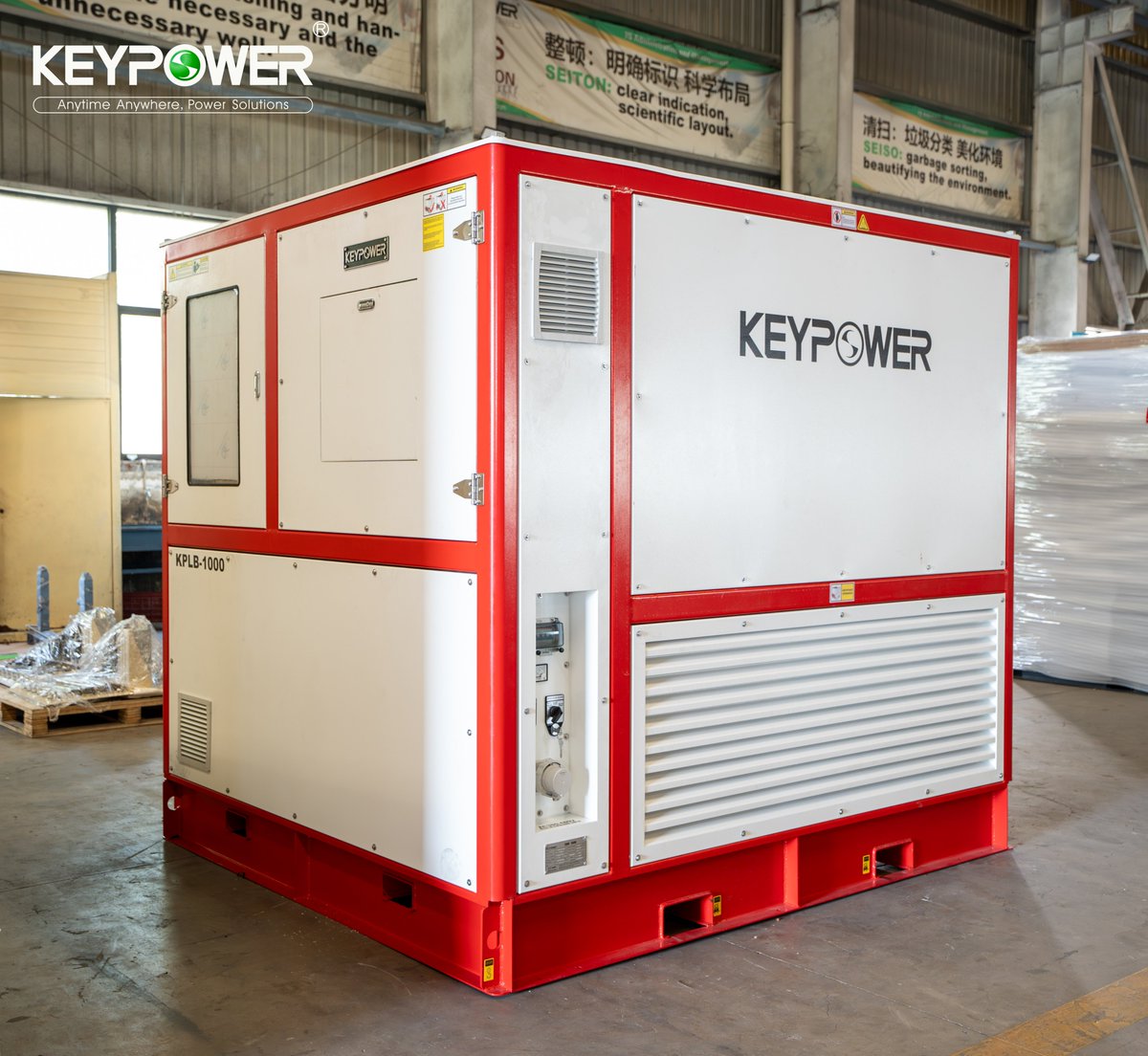 Keypower_Genera's tweet image. #KEYPOWER 1000kW multi-voltage load bank with customized color design. #PowerTesting #DataCenter #DummyLoad