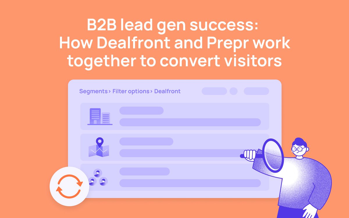 Looking to boost B2B lead gen? 💼 Our partnership with Dealfront lets you identify anonymous website visitors and deliver personalized content in real-time. Turn casual browsing into business relationships with tailored experiences that drive conversions, no complex
