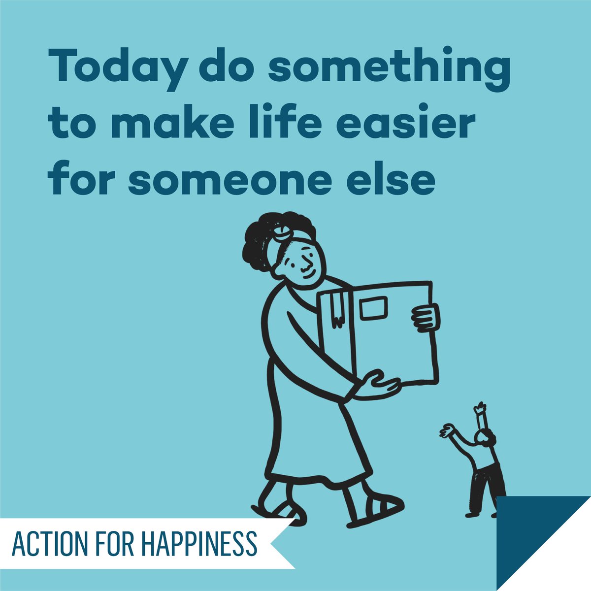 actionhappiness's tweet image. Altruistic August - Day 18: Today do something to make life easier for someone else actionforhappiness.org/altruistic-aug… #AltruisticAugust