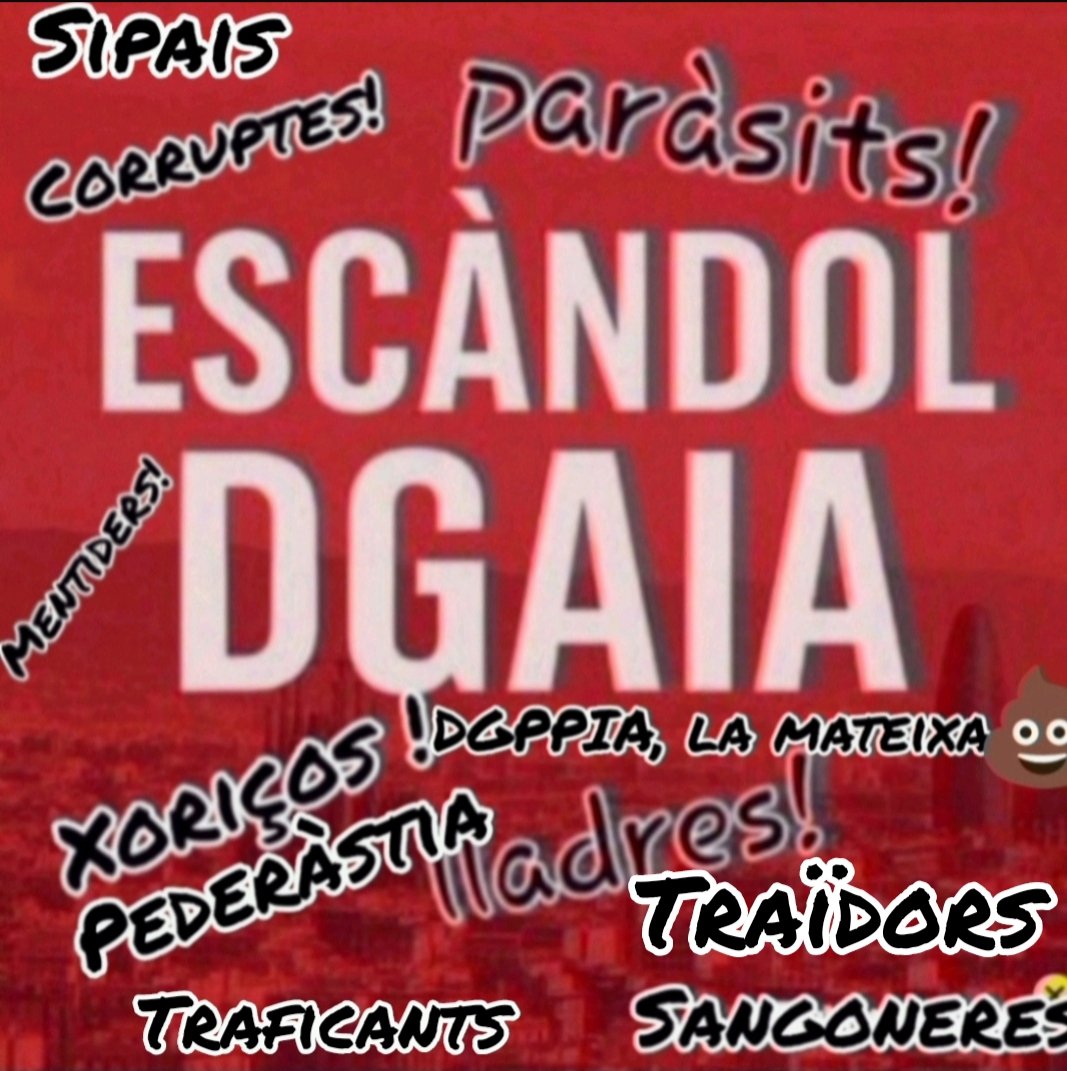 18-8-2025
Seguiu sense saber on han anat a parar aquests diners, <a href="/socialistes_cat/">Socialistes PSC/❤</a>, <a href="/Esquerra_ERC/">Esquerra Republicana</a> , <a href="/JuntsXCat/">Junts per Catalunya🎗</a>, <a href="/SomComuns/">Comuns</a>, <a href="/cupnacional/">CUP Països Catalans</a>? O precisament sí que ho sabeu i ho voleu tapar? No, jo us ho aniré recordant, perquè els vostres possibles votants ho tinguin present.