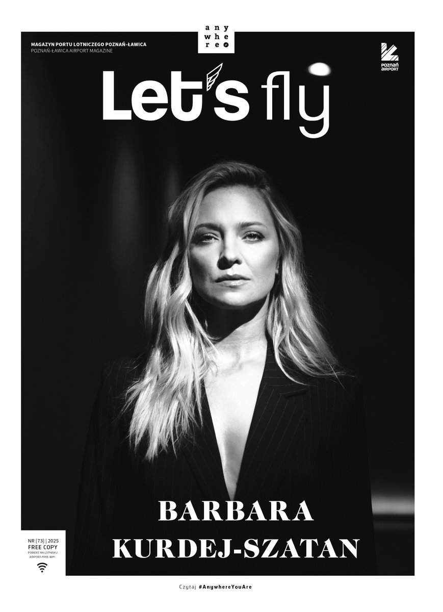 #AnywhereIssue
Już wkrótce do pobrania na naszej stronie www magazyn Let's Fly, który co miesiąc produkujemy dla <a href="/poz_airport/">Poznan Airport</a> 😎 Na okładce gości Barbara Kurdej-Szatan ❤️‍🔥Jak dba o siebie i czy korzysta z usług medycyny estetycznej? ➡️ anywhere.pl/?p=127556

fot. H. Jasińska