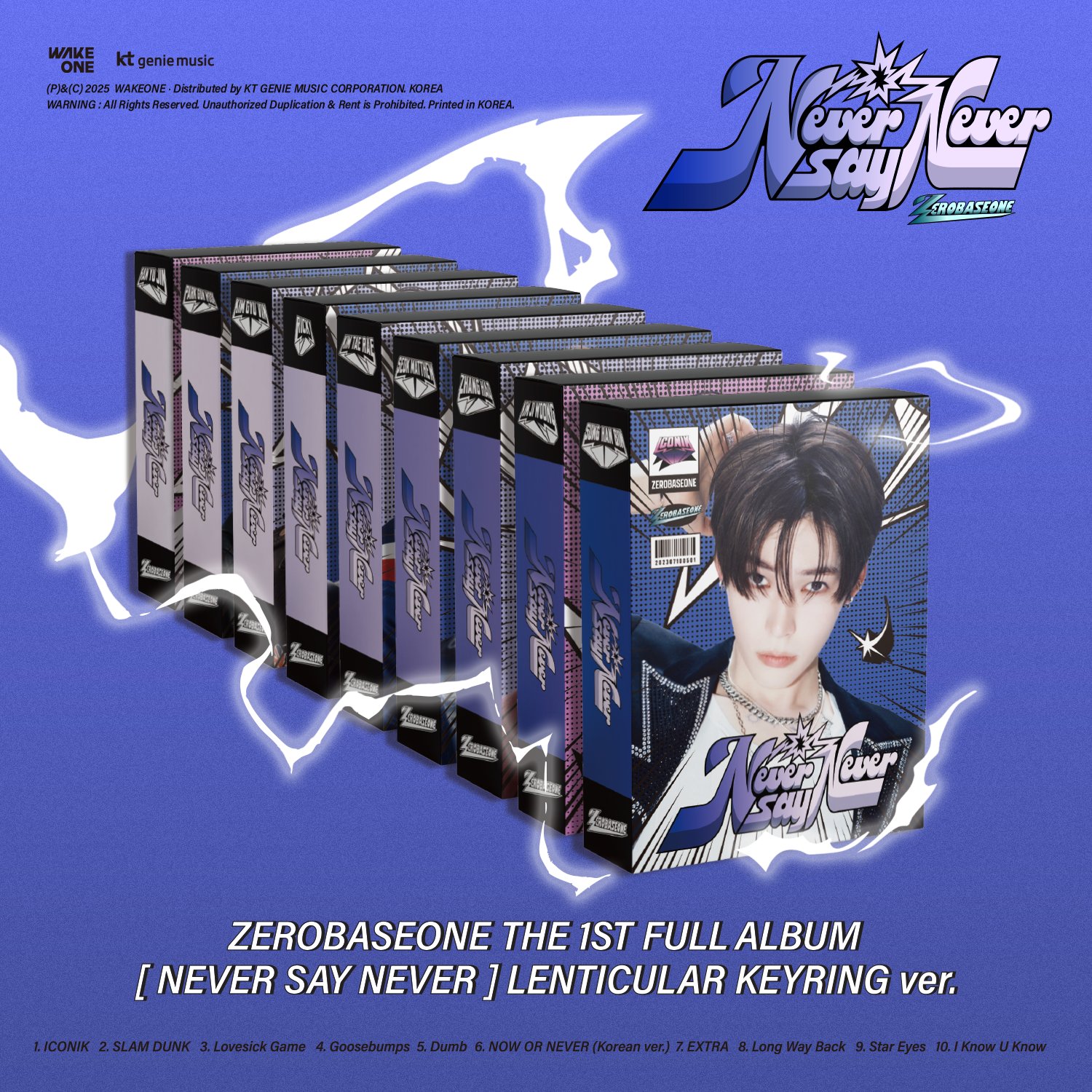 ZB1 アルバム ZEROBASEONE (ZB1) - 1st フルアルバム 'NEVER SAY NEVER