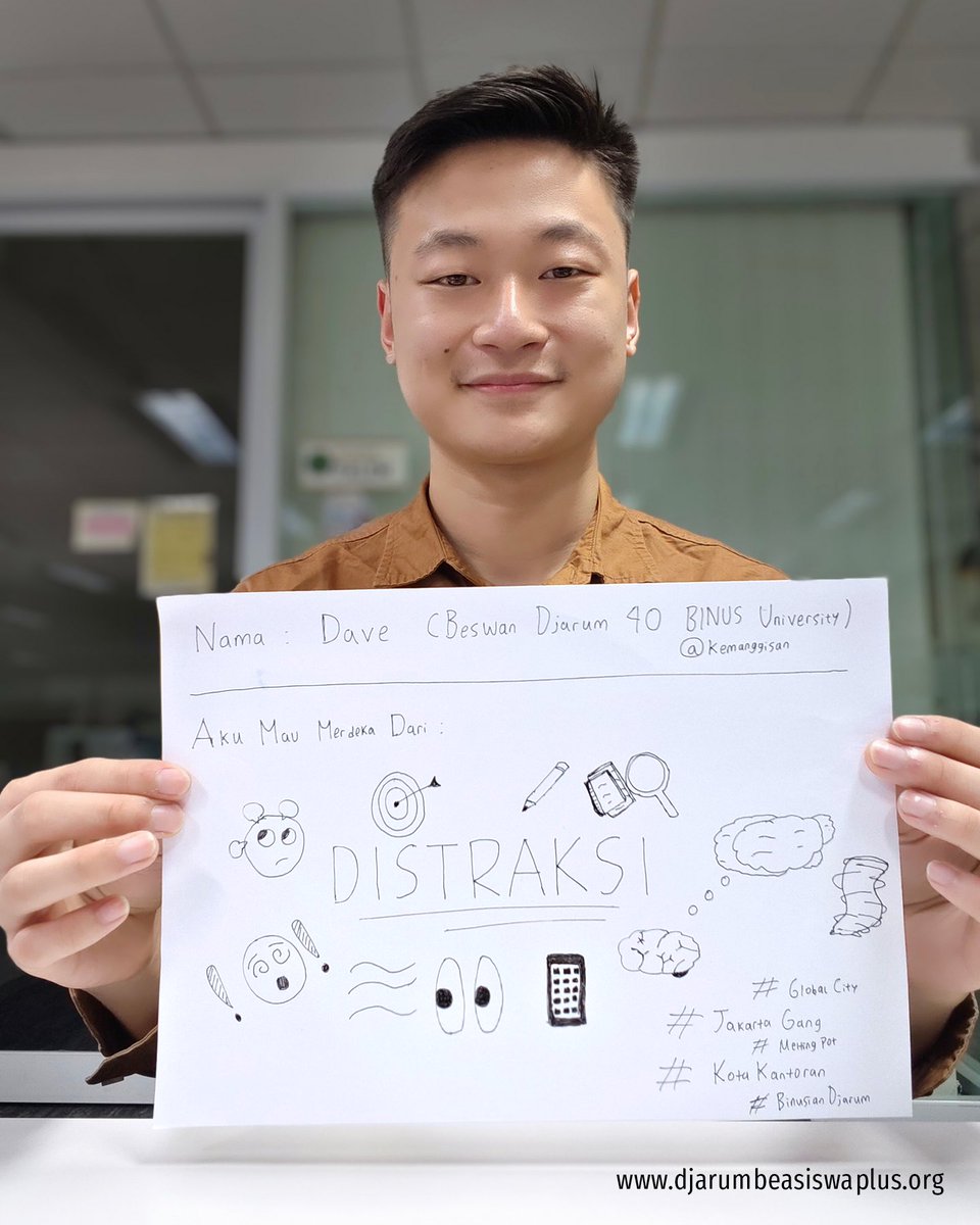 BeswanDjarum's tweet photo. Merdeka itu enggak selalu tentang hal-hal besar yang tercatat dalam sejarah. Kadang, merdeka itu berarti bebas dari hal-hal kecil yang membuat hidup terasa berat sehari-hari.

#DjarumBeasiswaPlus #JadilahGenerasiPlus #BeswanDjarum #SobatBeswanDjarum #Kemerdekaan #MerdekaDari https://t.co/SEShroyv33