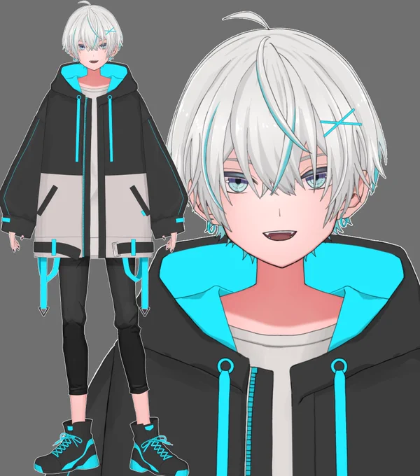 nizimaで新しいモデル販売しました。 #Live2D #VTuber #魂募集中
