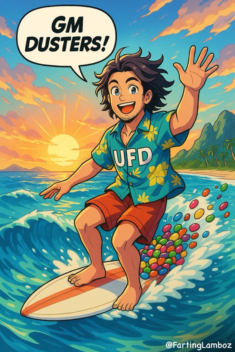 VJLvEekhout's tweet photo. @BasementRon Thanks, Ron, @JackResilient, @nate, and many dusters for their additional $UFD #moonraid posts. Special high-five to @FartingLamboz for the fantastic @moonday comic story memes. Nando deserves Duster of the Day recognition. https://t.co/4h3gCDfZX4