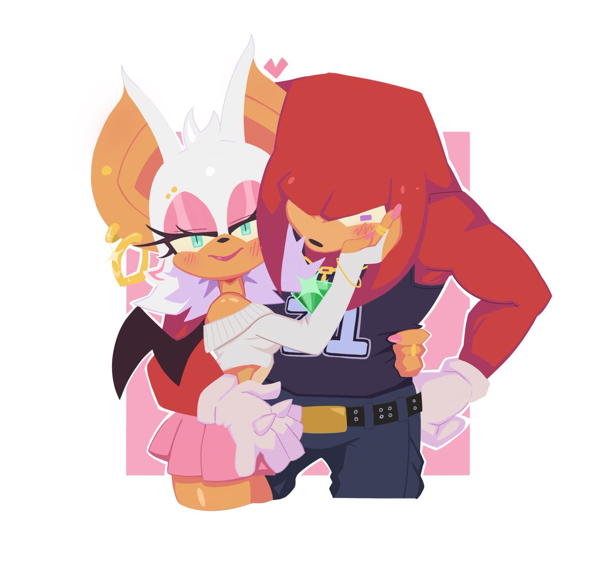 She probably ragebaits him daily 💔

#knuckles #rouge