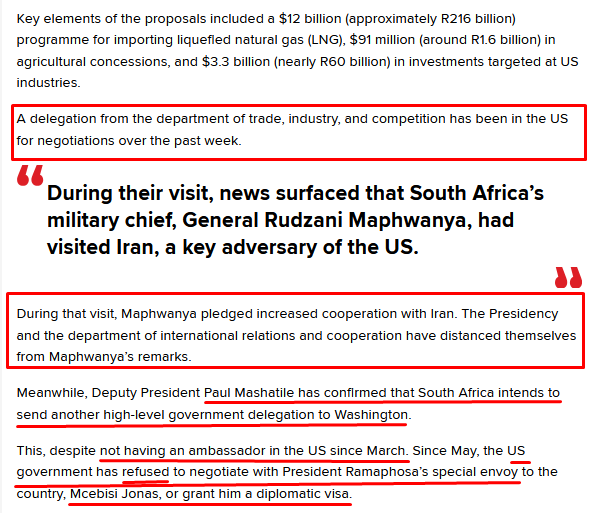 BoerinZa's tweet photo. I just love watching Pres @POTUS putting the ANC/Government in their place!
ANC and DA ministers increasingly frustrated by US demands https://t.co/J3C2iMN6bQ via @City_Press
@realDonaldTrump @marcorubio @RepRonnyJackson
#Dimthelights #SouthAfricanRefugees #WhiteFarmersMatter #southafrica #BreakTheSilenceAboutSouthAfrica #WhiteGenocide
