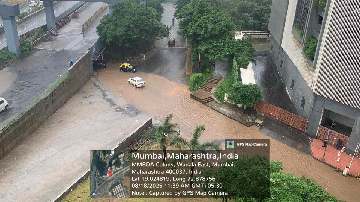 Water looging inside bhaktipark. Entire freeway water is below freeway tunnel
. All drain lines are chocked up in Bhaktipark . <a href="/mybmc/">माझी Mumbai, आपली BMC</a> <a href="/mybmcWardMW/">WARD MW BMC</a> 

Address , Wadala freeway tunnel bhaktipark near circle busstop till Miraj theatre wadala