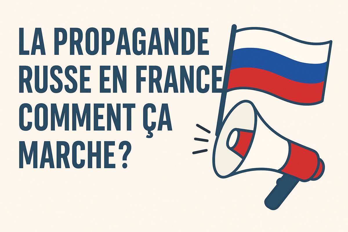 🧵 1/

La propagande russe en France n’invente pas grand-chose.
Elle recycle toujours les mêmes narratifs.
Petit guide pour les repérer et les démonter 👇