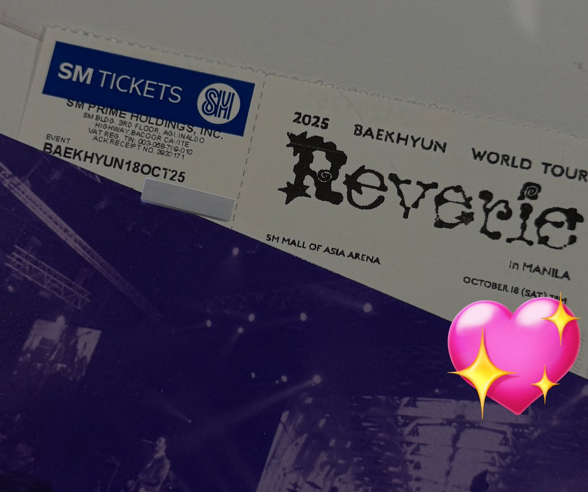 pcyeolipop's tweet photo. help rt!

wts lfb baekhyun reverie world tour in manila ph

(1) UBB ticket - section 418 row B seat 1
*physical tix on hand. 
*can accept installment half dp on aug 30 / rembal sept 15

rfs: extra/will upgrade

selling it for ₱5,000‼️
please send a message if sure buyer 🙏 https://t.co/irKqK4WUuT