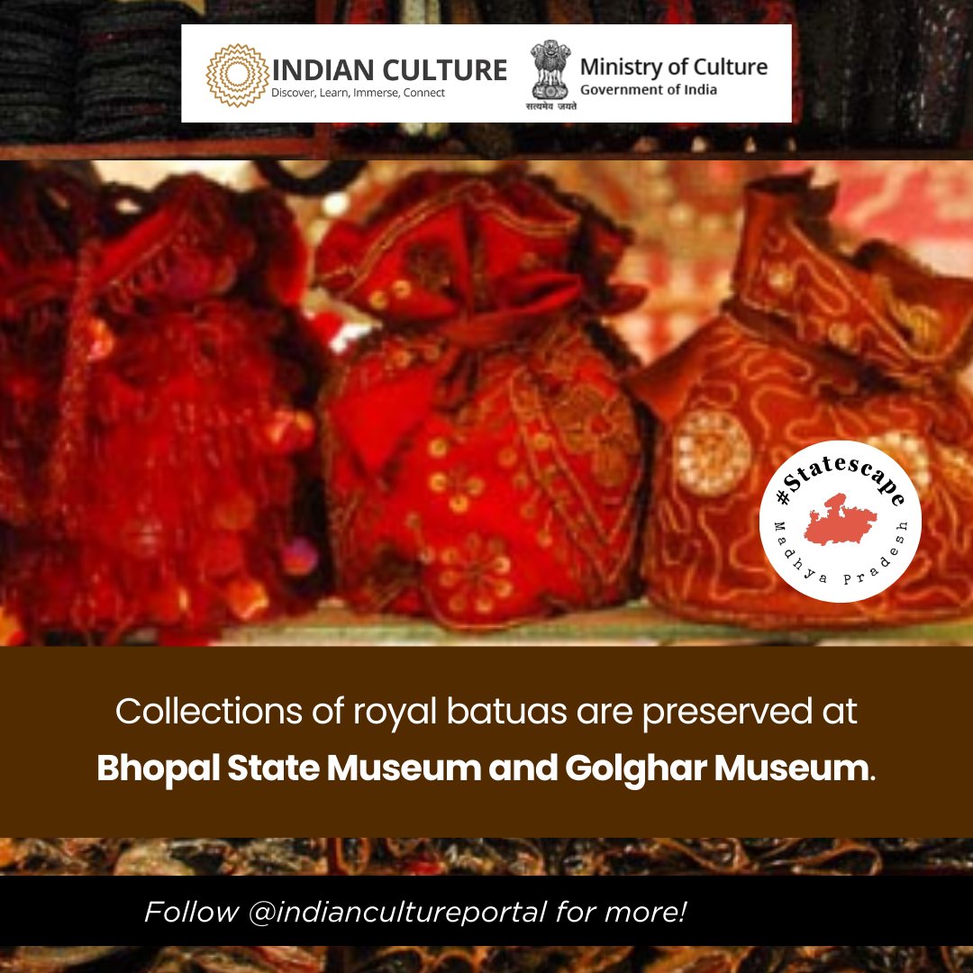 _IndianCulture's tweet photo. Small in size, big in heritage — the Bhopali Batua carries #nawabi #culture in every stitch.
Have you seen one?
Discover more on the @_IndianCulture
#BhopaliBatua #IndianCulturePortal #BhopalHeritage #IndianCulture #IndianCrafts #TraditionalAccessories #CulturalHeritage https://t.co/74iJXdJxLP