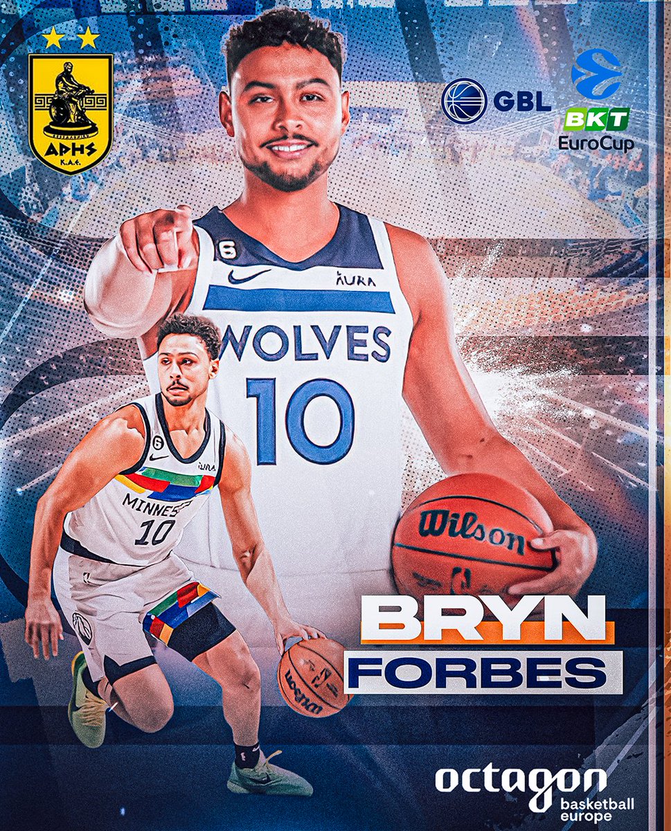 Bryn Forbes is moving to Greece, as the former NBA Champion will lead the new project of <a href="/ARISBCgr/">ARIS B.C.</a> in <a href="/EuroCup/">BKT EuroCup</a> and <a href="/StoiximanGBL/">GBL</a> #octagonfamily