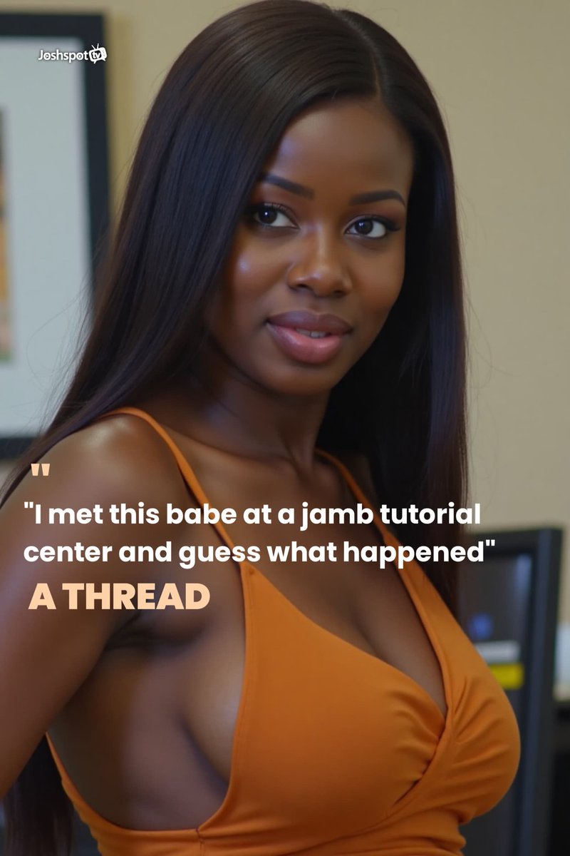 joshspot_tv's tweet photo. "I met this babe at a jamb tutorial center and guess what happened"

A thread 🍿👇 https://t.co/zWVQ2CZTwo