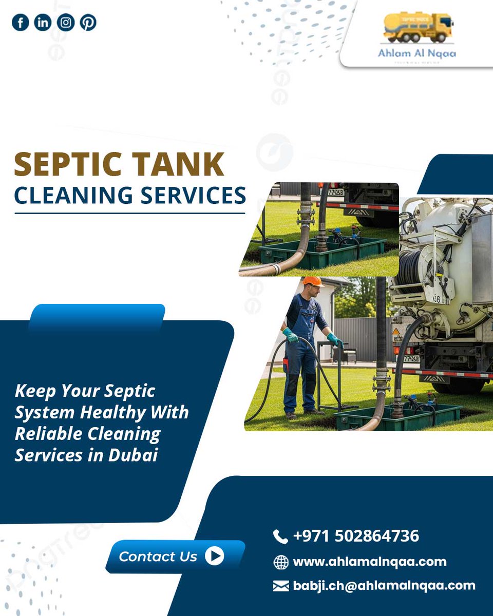 ahlamalnqaa's tweet image. Keep your septic system healthy &amp;amp; odor-free
Reliable service in Dubai

📞 +971 502864736
🌐 ahlamalnqaa.com

#SepticTankCleaning #DubaiServices #SepticSolutions