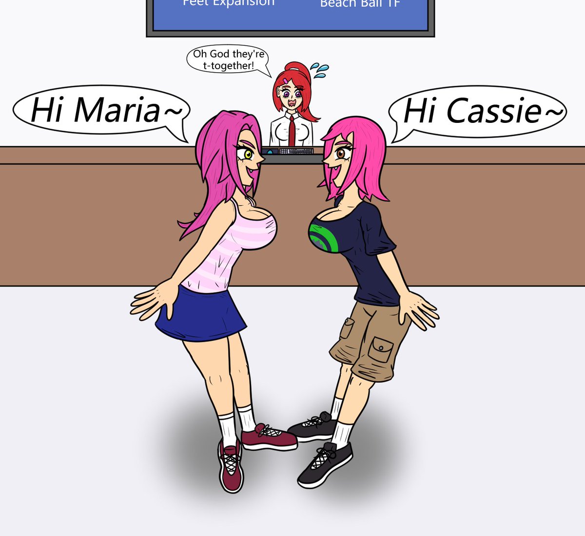 Maria and Cassie coming together means hijinks will ensue XD

patreon.com/Circaera