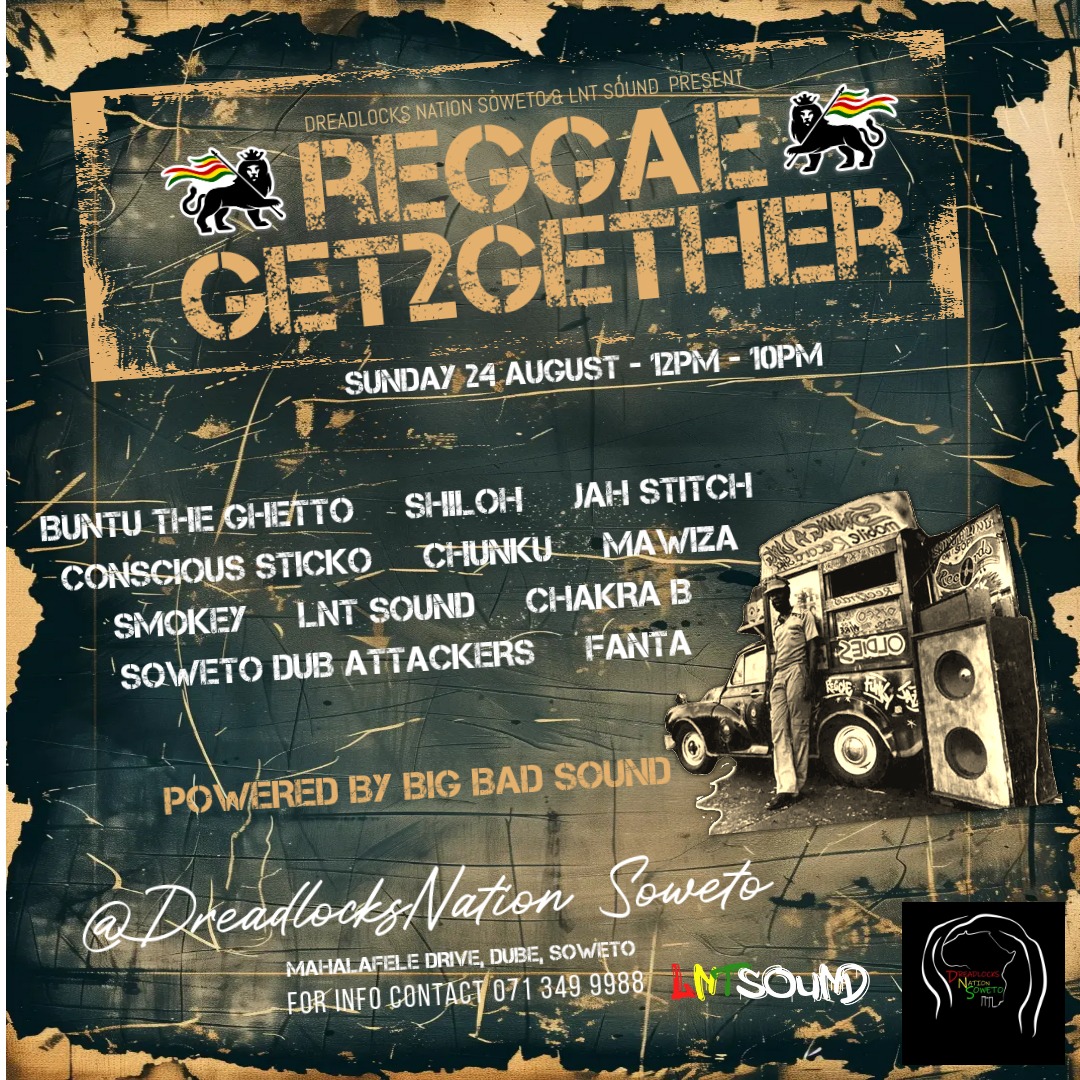 thulithulz_dj's tweet photo. Out at Dreadlocks Nation Soweto in #Dube #Soweto this Sunday for an episode of #ReggaeGet2gether 

#Roots #Reggae #Dub #Dancehall https://t.co/z5TKrB7kH0